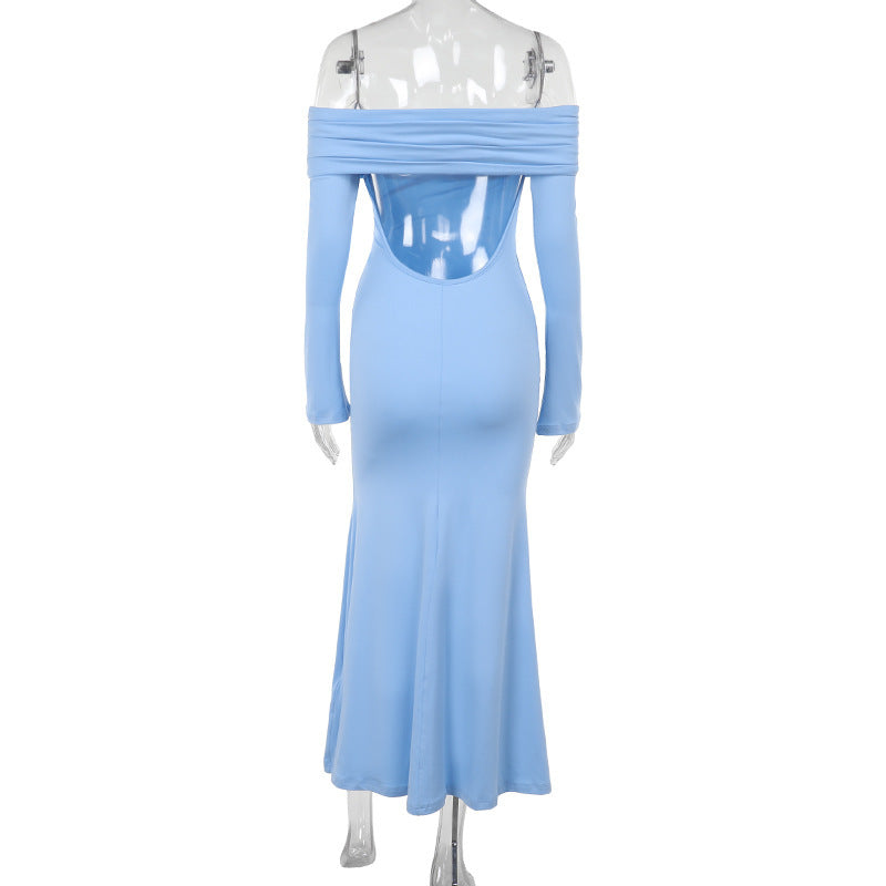 Vision Bodycon Dress Blue