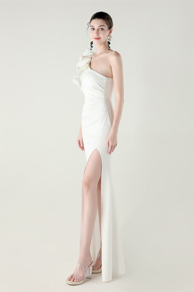Contemporary Ruffled Floral One Dress for Modern Fashion Wear