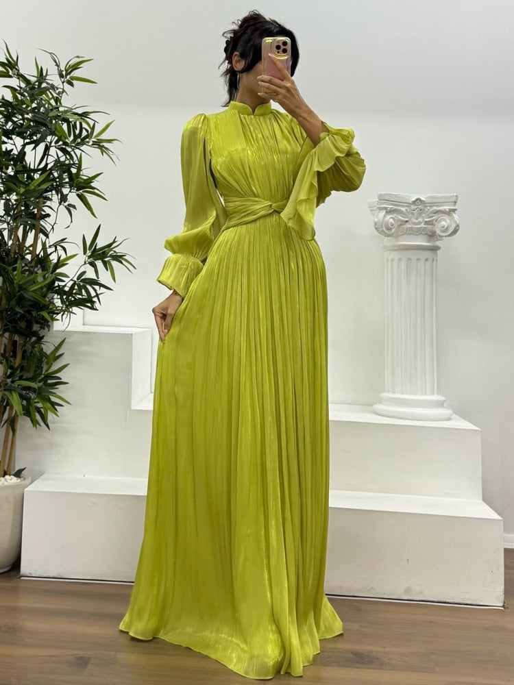 French Inspired Waist Maxi Dress