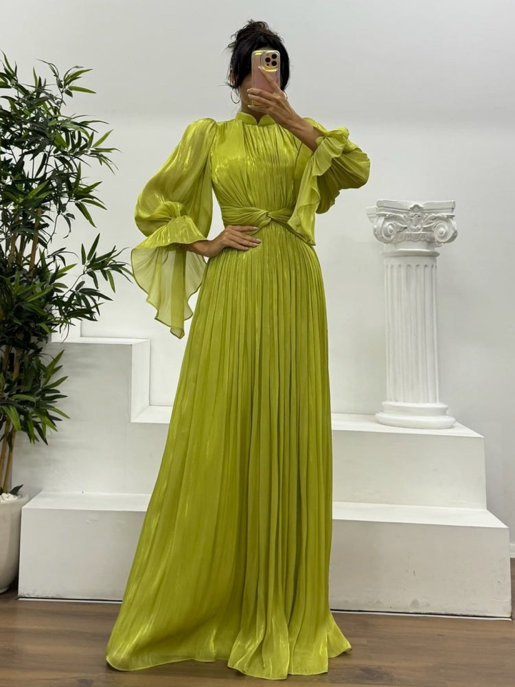 French Inspired Waist Maxi Dress