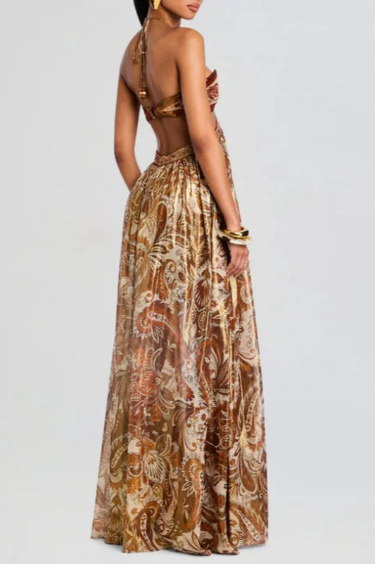 Strapless Lace Up Contemporary Dress for Layered Outfit Styling