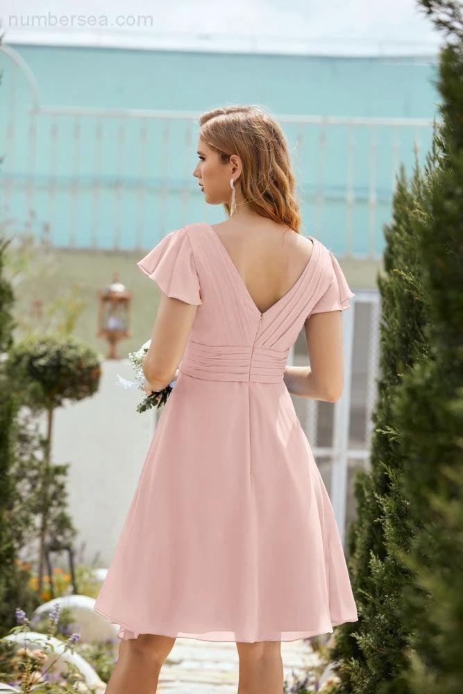 Knee Length Homecoming Dresses Formal Cocktail Prom Gown 28013 (ZD16946)