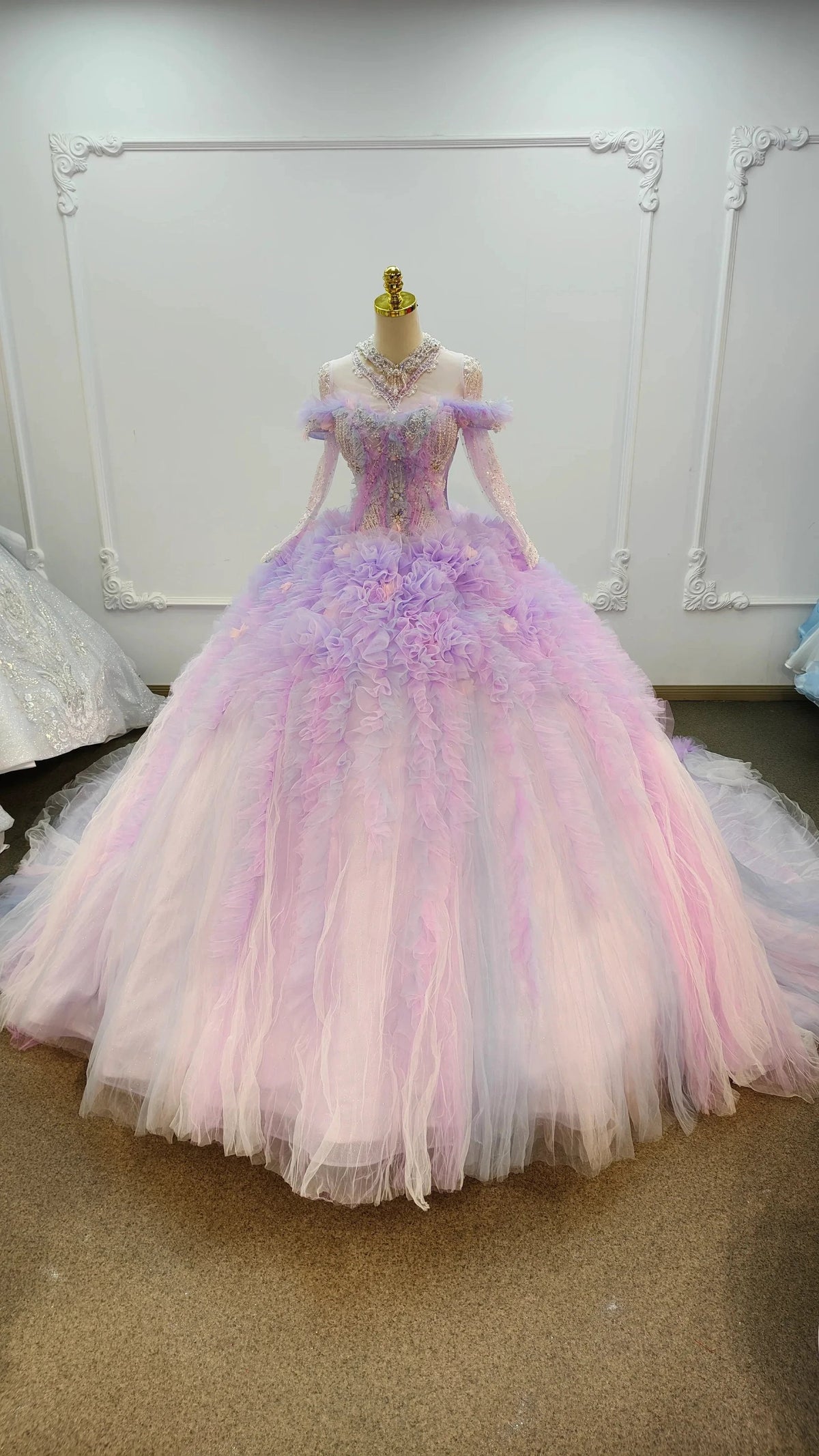 Lilac Petal Dreamscape by ZAPDRESS