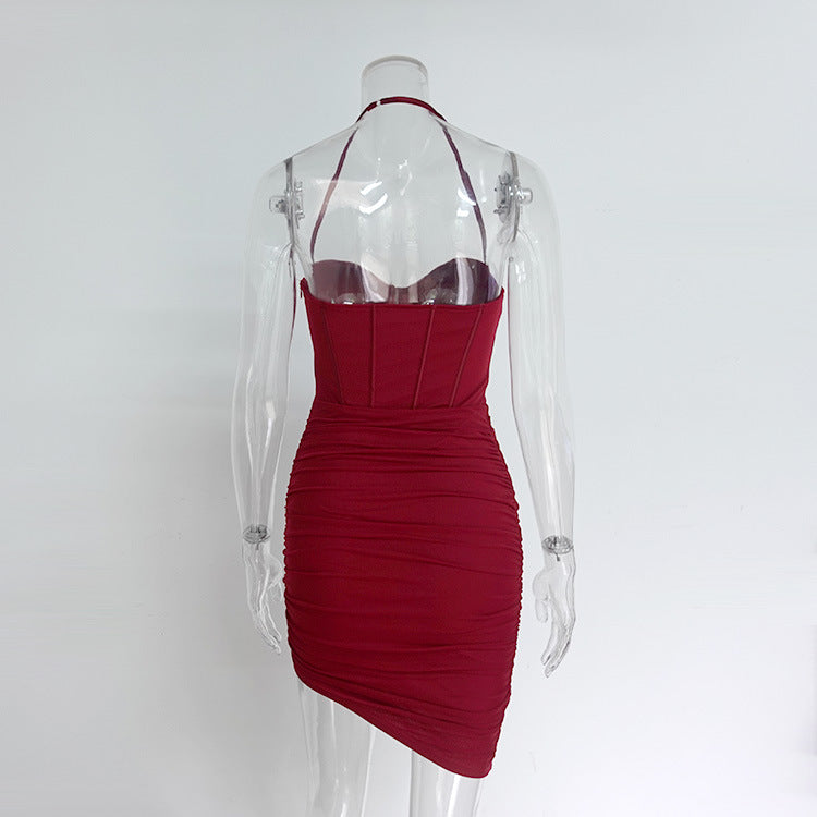 City Chic Dress Maroon