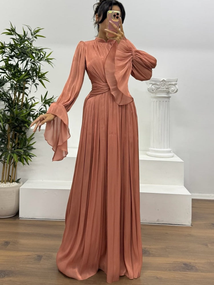 French Inspired Waist Maxi Dress