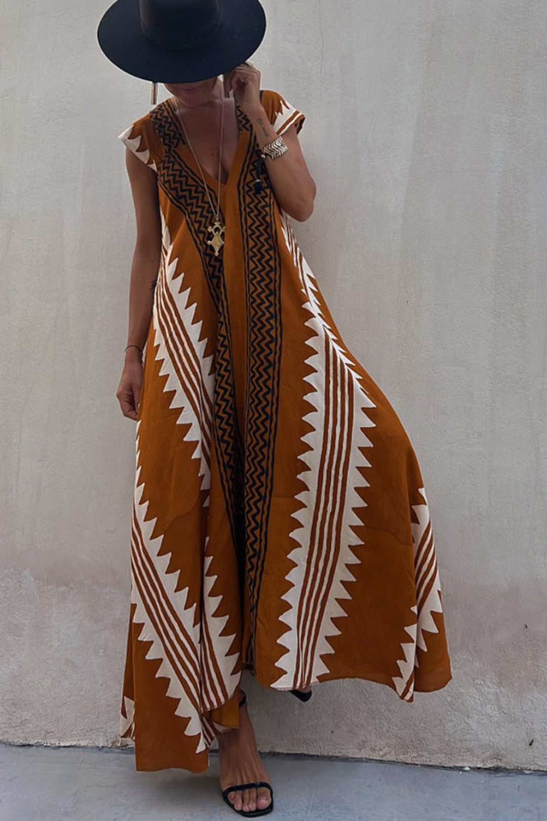 Mara Minimalist Aztec Dress Designer Edit