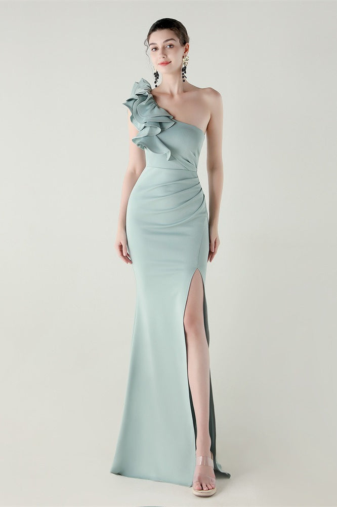 Contemporary Ruffled Floral One Dress for Modern Fashion Wear