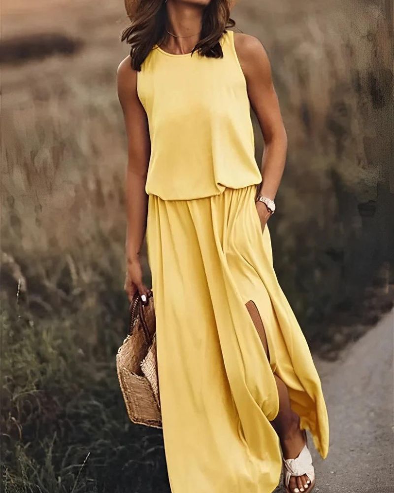 Dalia Effortless Colorful Dress Evening Wear Edit