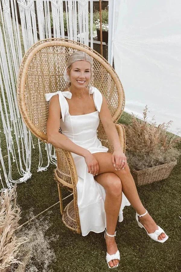 Amazing Spaghetti Straps Neckline A-line Bridesmaid Dresses BD100 by pgmdress