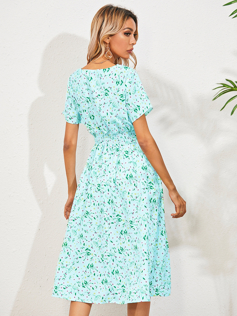 Karen Statement Summer Dress with Floral Print Boutique Collection