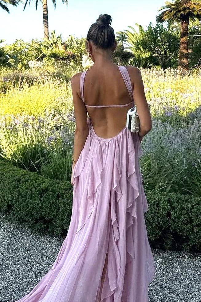A Line Sweetheart White Long Prom Dress With Ruffles Split Front Formal Evening Gown