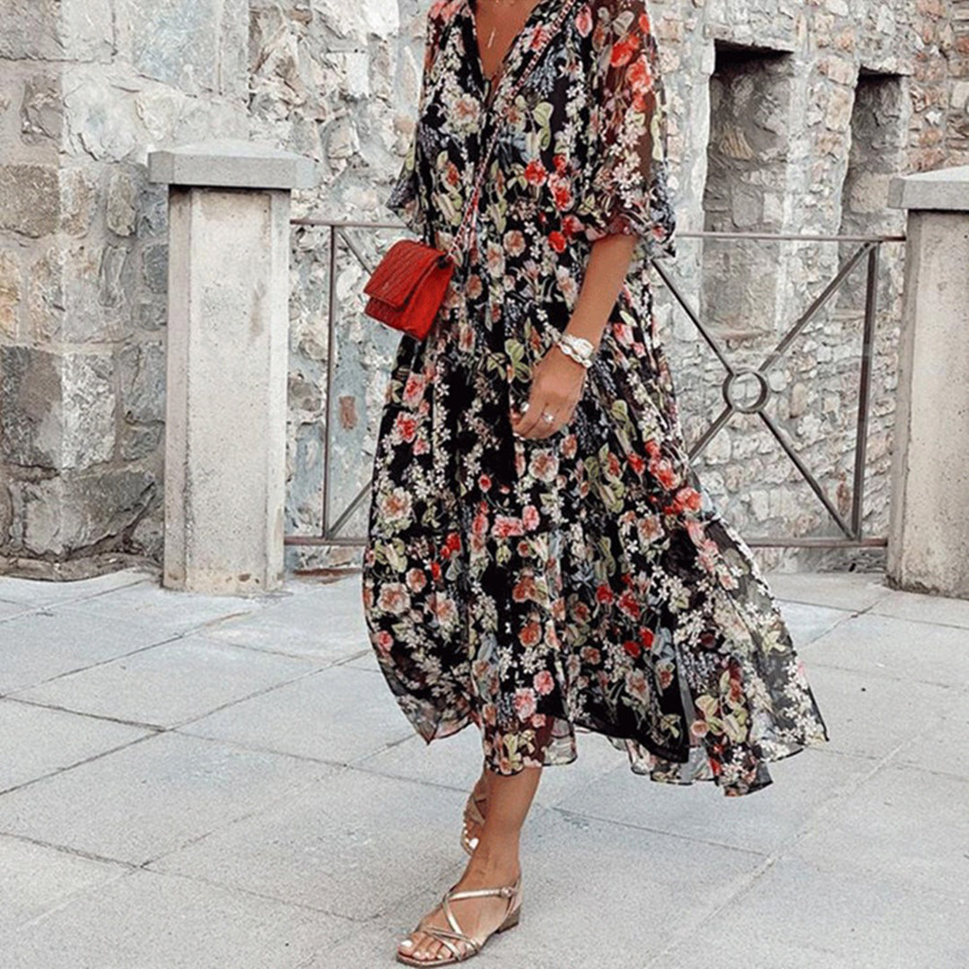 Nona Floral Summer Dress for Women Romantic Soft Style