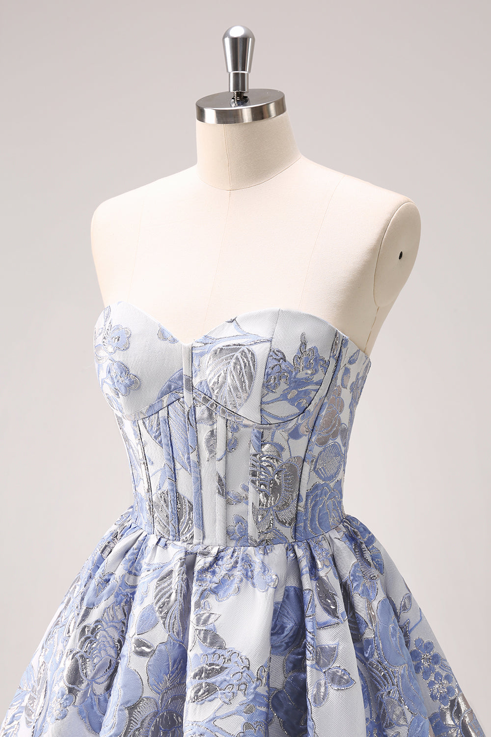 Blue Homecoming Dresses Corset A Line Short Cocktail Dresses