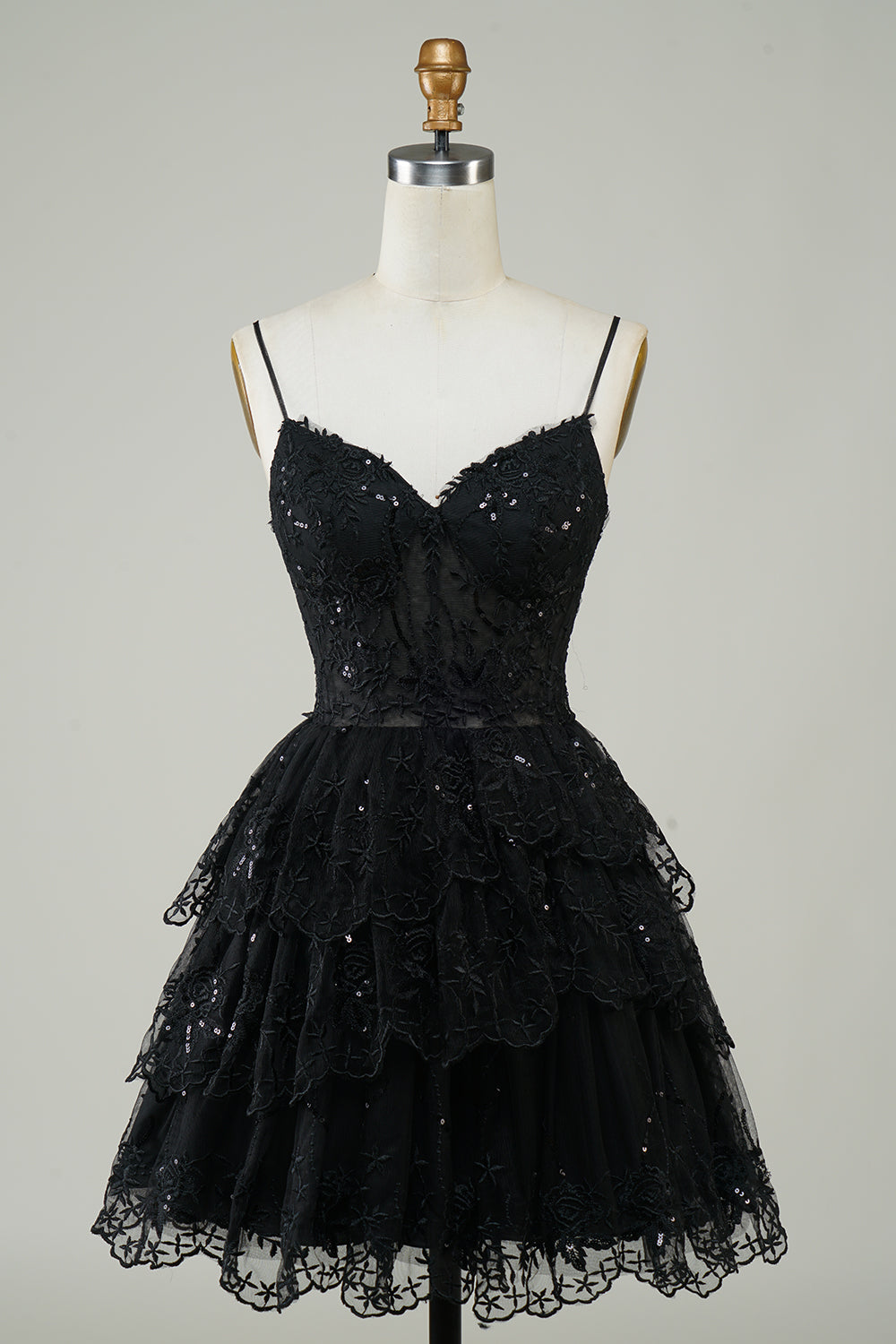 Lilac Homecoming Dresses Corset Spaghetti Straps A Line Lace Short Cocktail Dresses