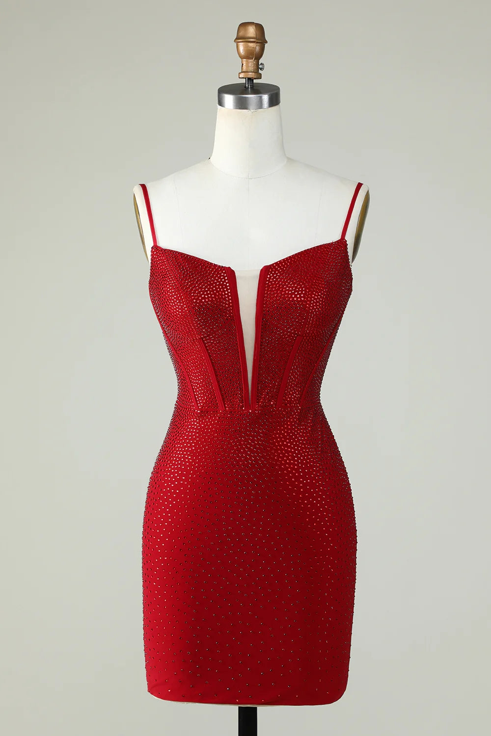 Blue Homecoming Dresses Corset Top Beaded Tight Short Cocktail Dresses