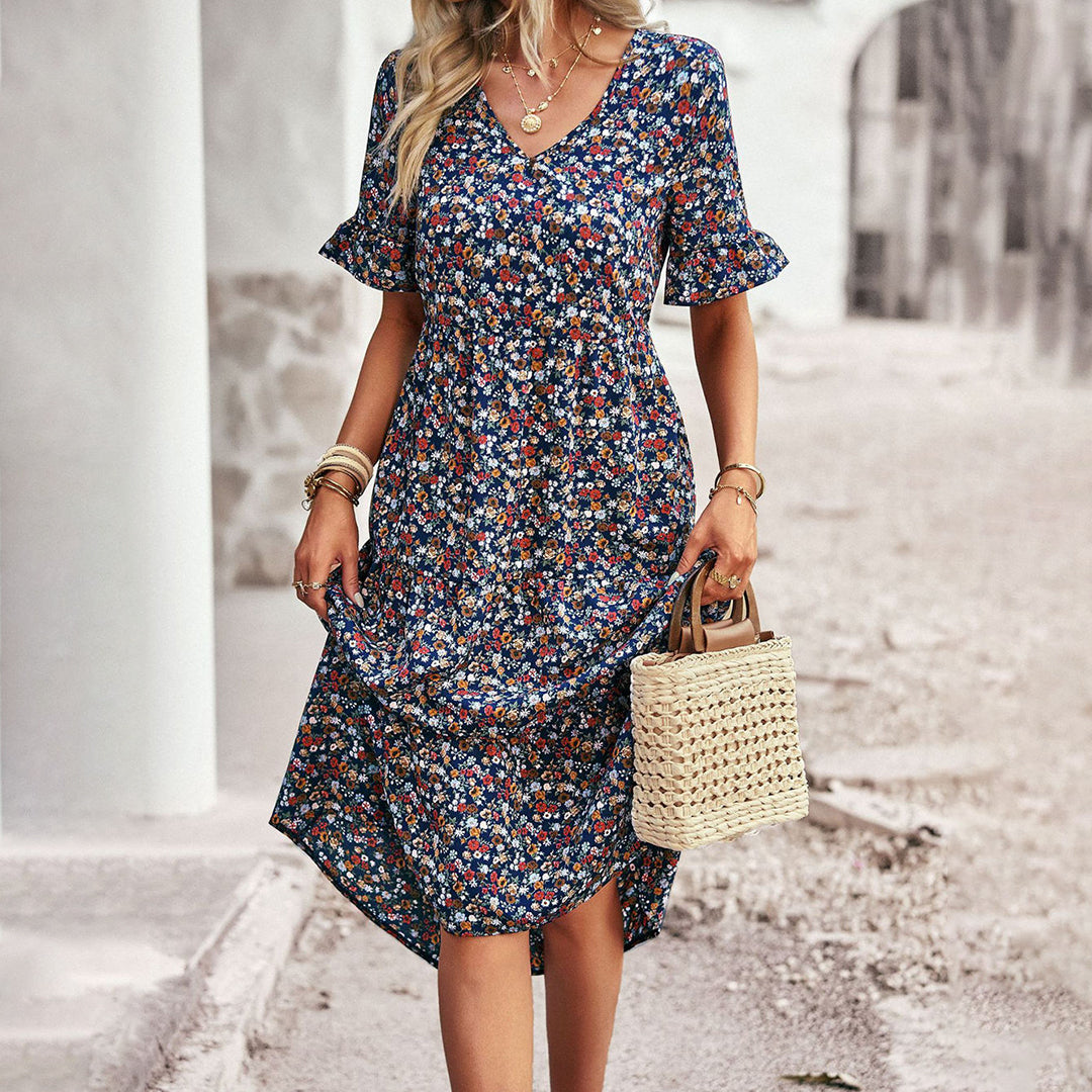 Solange Effortless and Chic Summer Dress for Women Romantic Soft Style