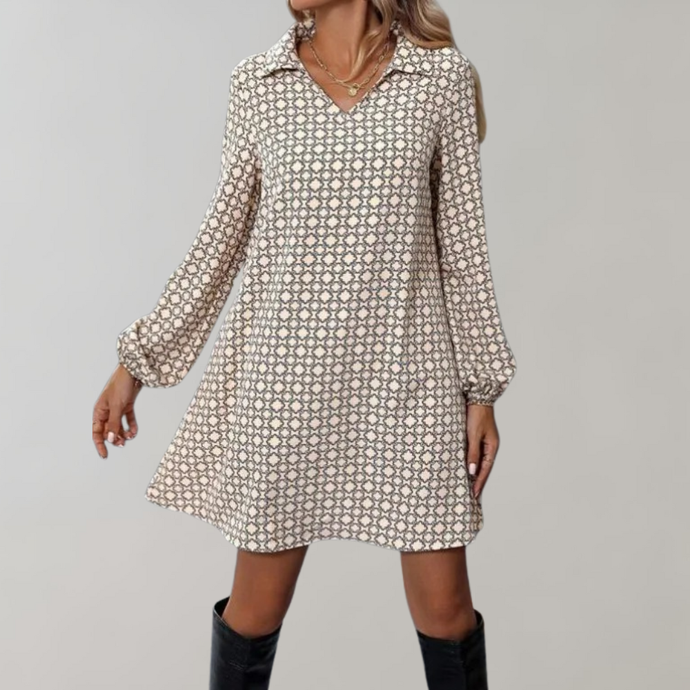 Nila Long Sleeve Dress for Women Cocktail Hour Style