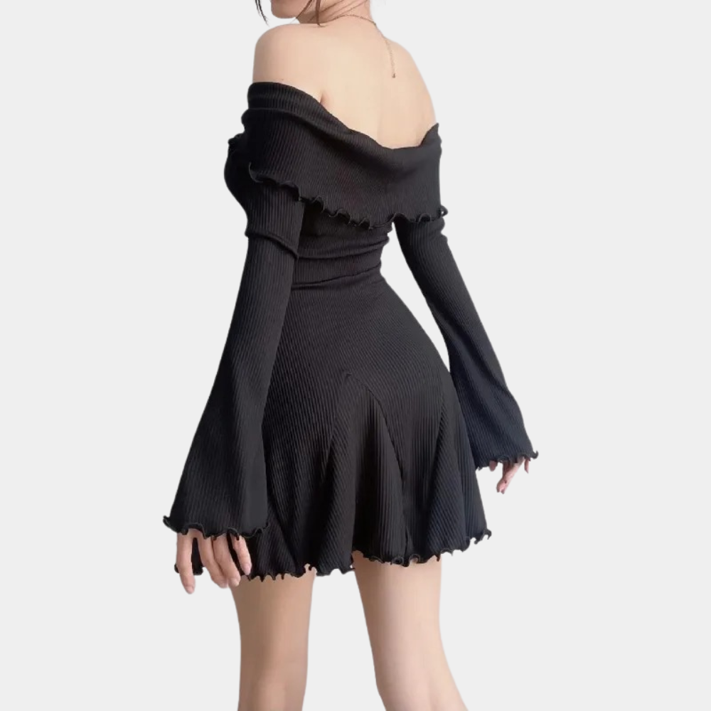 Ozara Knitted Knit Dress for Women Timeless Daily Style