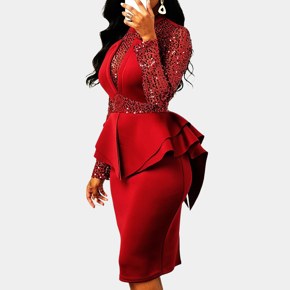 Paka Stylish Sequin Bodycon Dress for Women Special Occasion Look