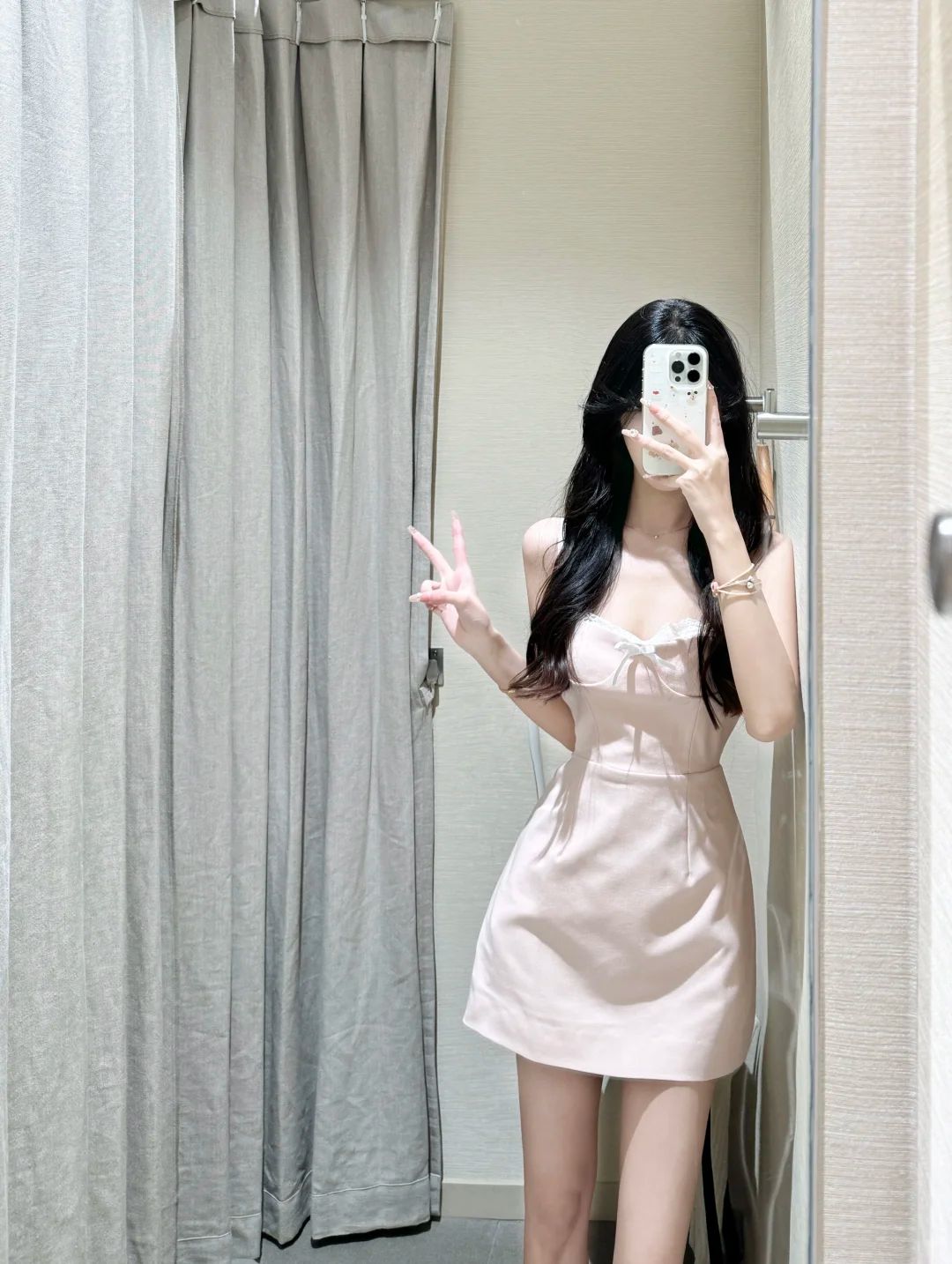 Pretty A Line Spaghetti Straps Satin Short Homecoming Dress 18th Birthday Outfits - View 2 | VelvetHem