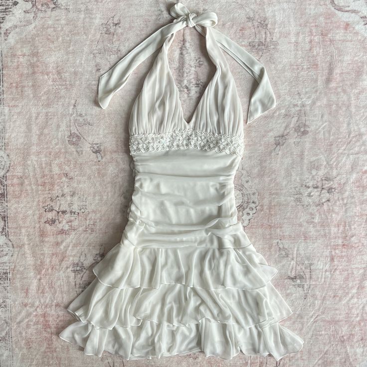 Elegant A Line Halter Chiffon Short Homecoming Dress 18th Birthday Outfits
