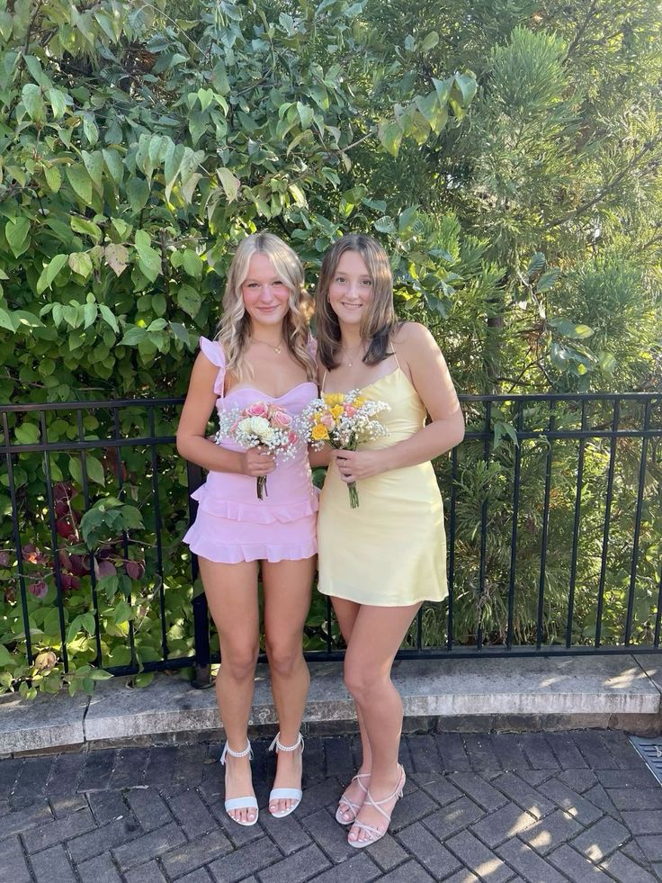 Pink Mermaid Spaghetti Straps Satin Chiffon Ruffles Short Homecoming Dress 19th Birthday Outfits - View 5 | VelvetHem