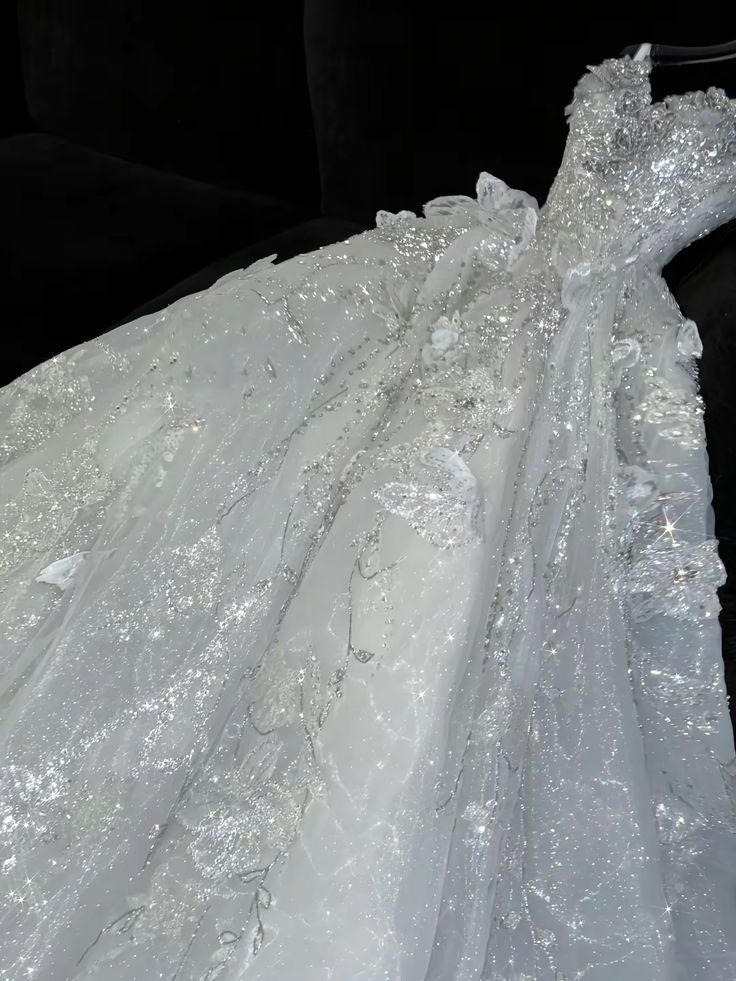 Pretty A Line Spaghetti Straps Tulle Sequin Beaded Without Sleeves Long Prom Dress, Evening Dress