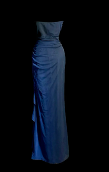 Gradient Mermaid Sweetheart Chiffon Sequin Without Sleeves Long Prom Dress, Evening Dress - View 2 | VelvetHem