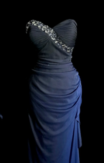 Gradient Mermaid Sweetheart Chiffon Sequin Without Sleeves Long Prom Dress, Evening Dress - View 3 | VelvetHem