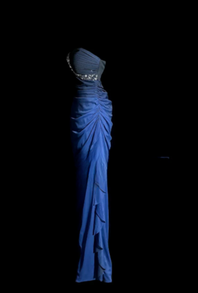 Gradient Mermaid Sweetheart Chiffon Sequin Without Sleeves Long Prom Dress, Evening Dress - View 4 | VelvetHem