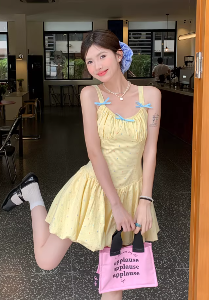 New exquisite sweet princess dress for women, summer short dress