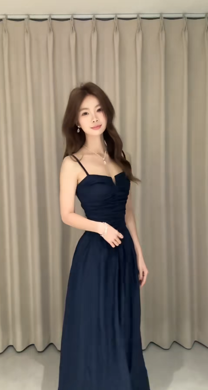 Classy A Line Spaghetti Straps Satin Long Prom Dress, Evening Dress - VelvetHem