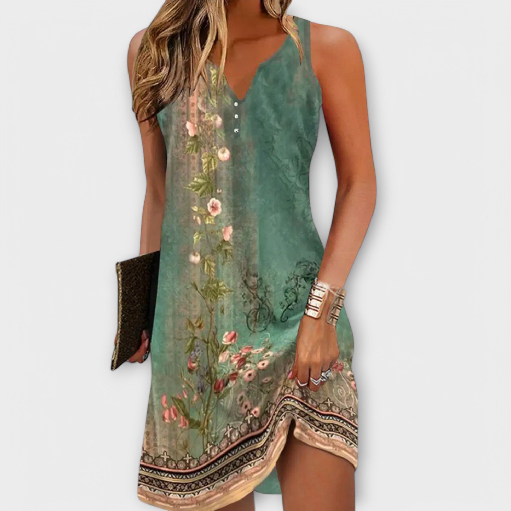 Yara Statement Women's Midi Dress Premium Wardrobe Essential