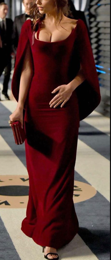Vintage Burgundy Mermaid Long Prom Evening Dress Formal Party Gown - View 4 | VelvetHem
