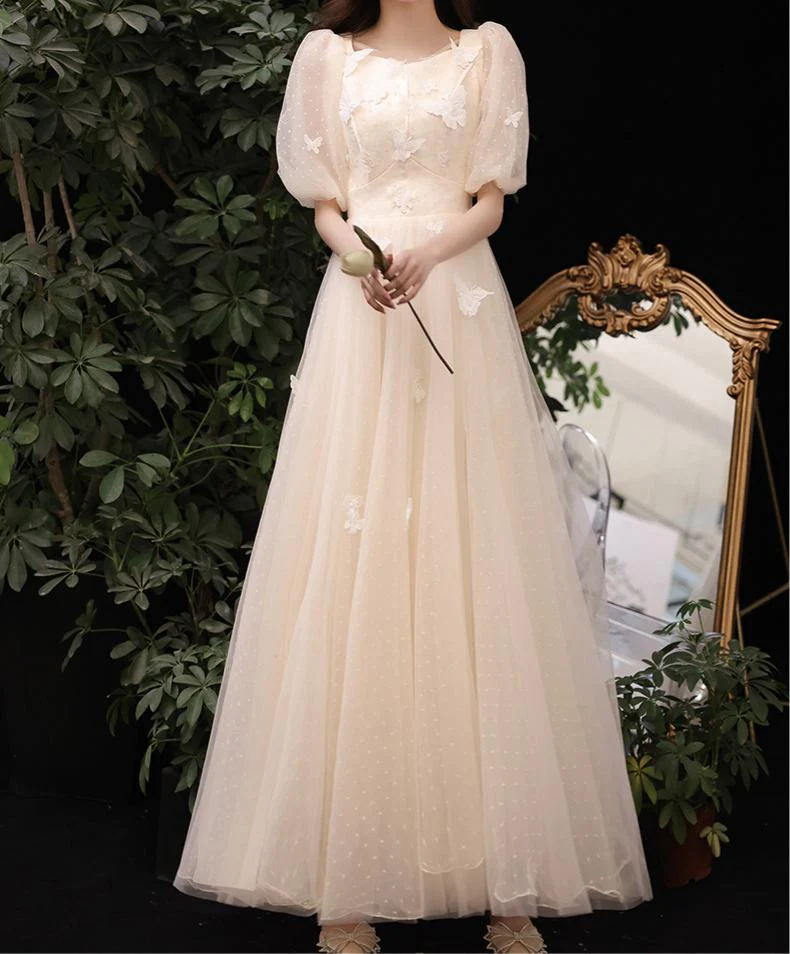 Fairycore Ethereal Butterfly Fairy Prom Evening Dress - VelvetHem
