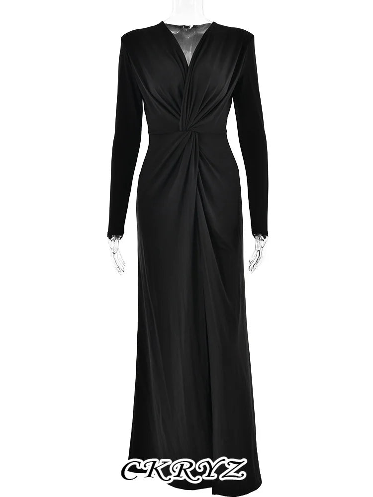 DressBetty - Y2K Fall Fashion Evening Party Bodycon Dress