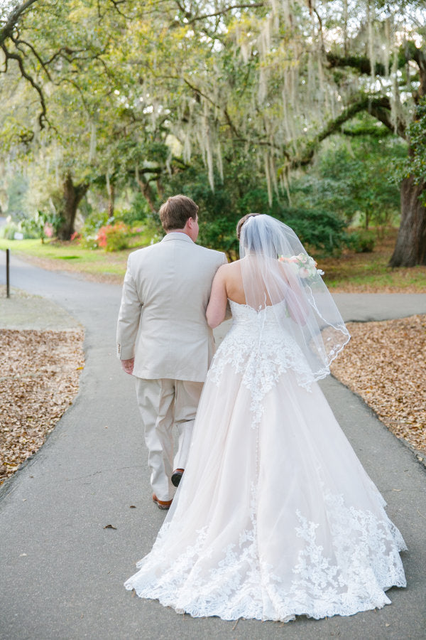 Cute Pink Sweetheart Lace Wedding Dress Latest Custom Made Plus Size Bridal Gown