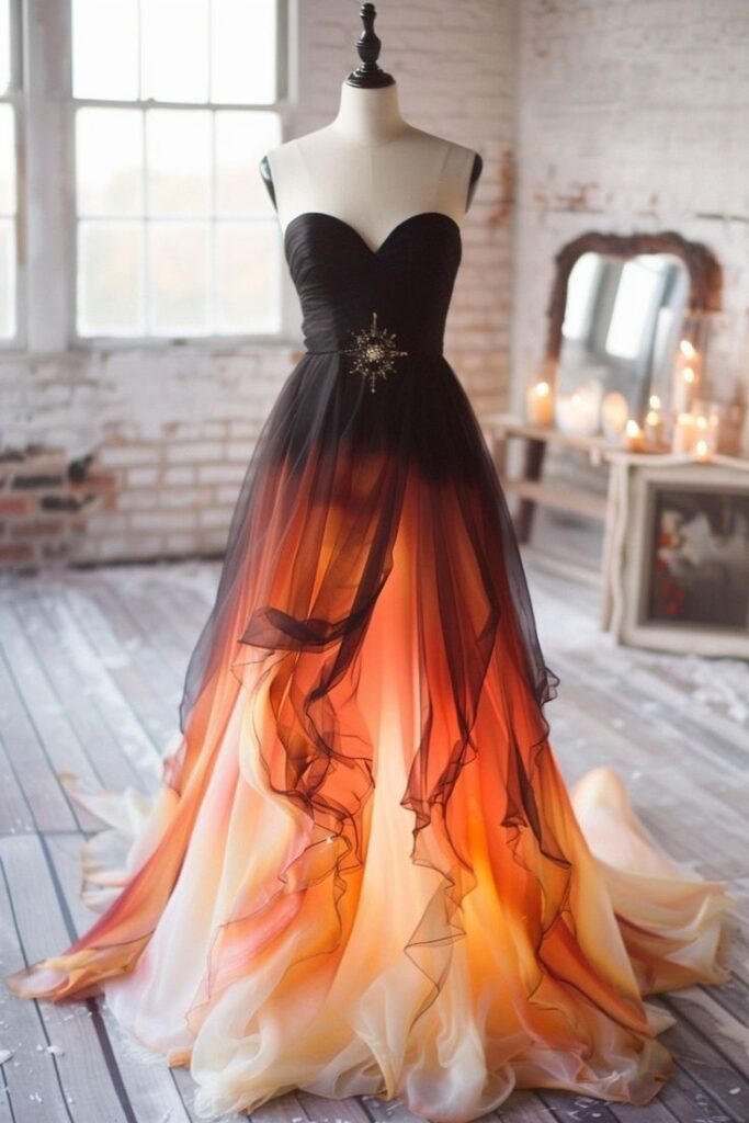 Chic Strapless Tulle Chiffon Long Party Evening Dress - VelvetHem