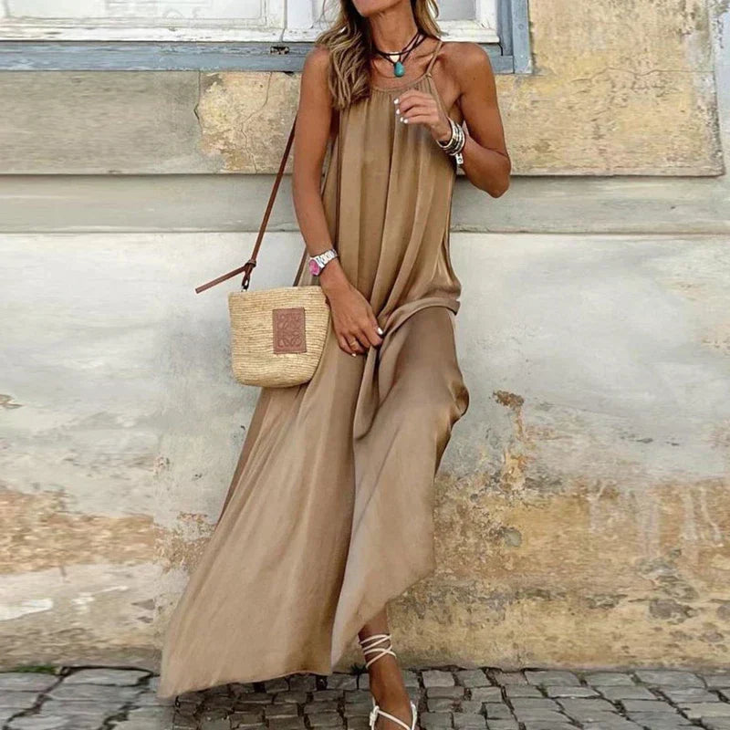 Ximena Boutique Maxi Dress Sleeveless Elegance Premium Wardrobe Essential