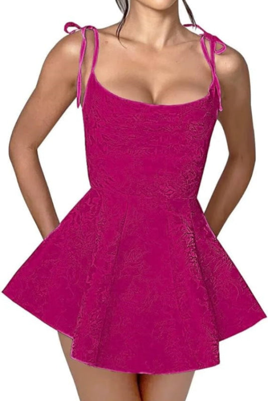 Elegant Spaghetti Straps Satin Short Homecoming Dresses online