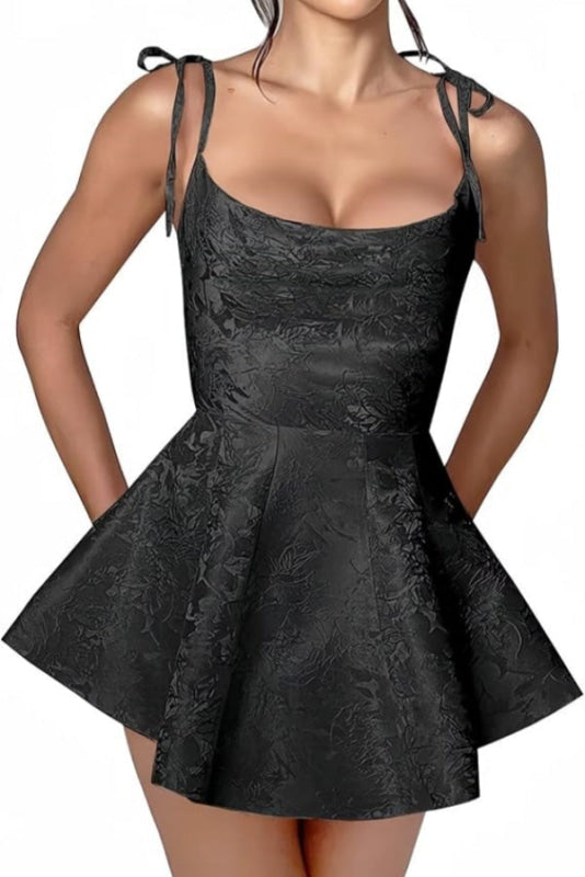 Elegant Spaghetti Straps Satin Short Homecoming Dresses online