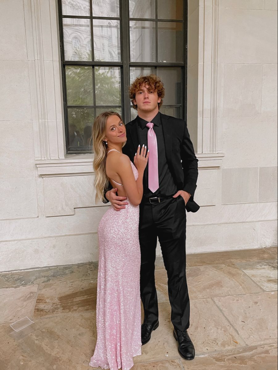 Elegant Pink Sequins Backless Prom Dress,Graduation Dress - VelvetHem