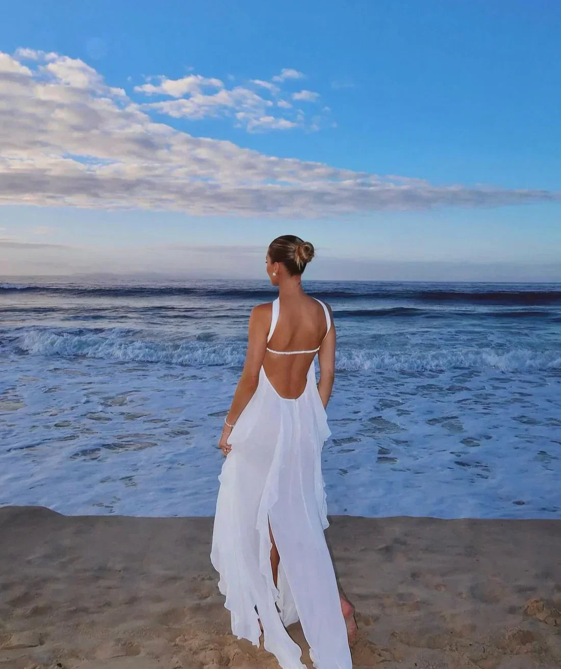 Dorine Ruffle Maxi Dress