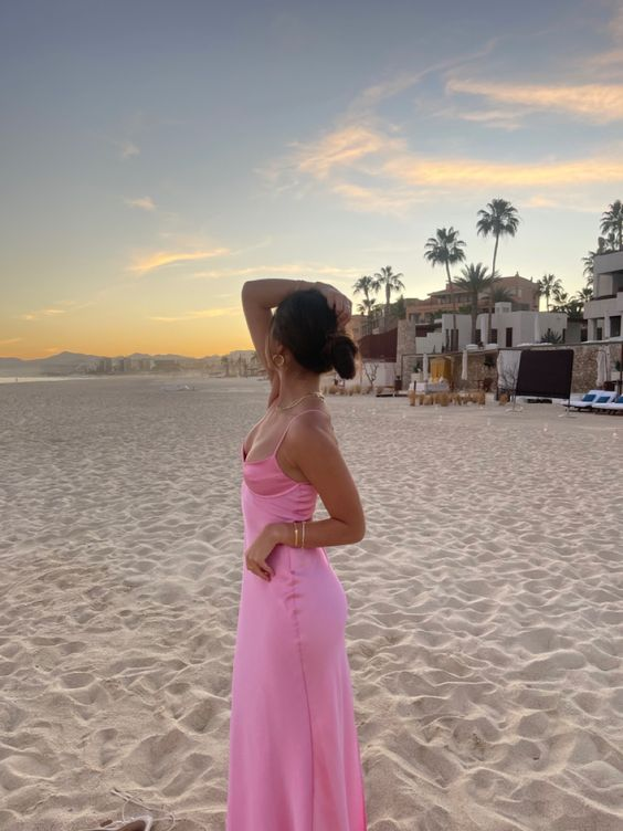 Sexy Sheath Long Straps Light Pink Prom Dresses