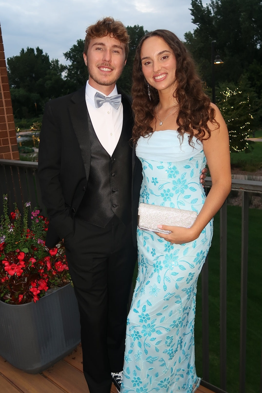 Gorgeous Mermaid Strapless Light Blue Long Prom Dress with Embroidery
