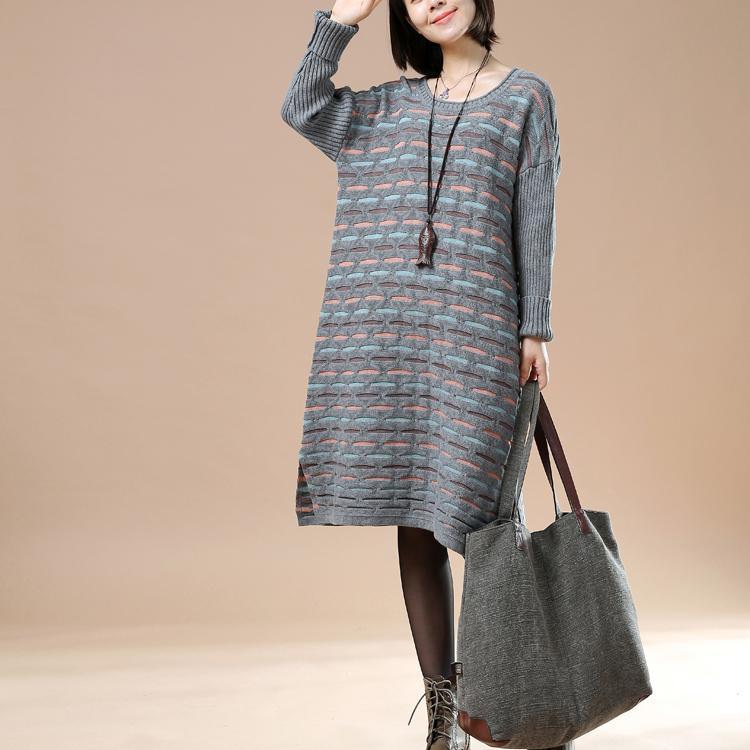 Gray sweaters plus size knit winter dresses the lake