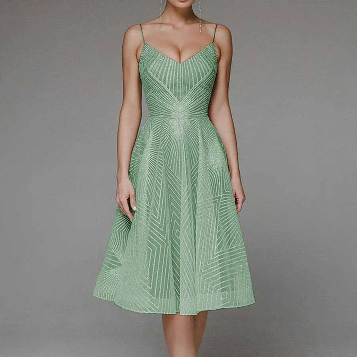 Rosalía Timeless Luxurious Dress with an Open Back Premium Wardrobe Essential