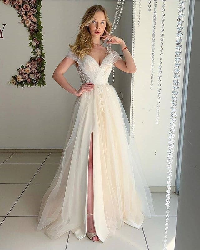 Off the Shoulder Prom Dress