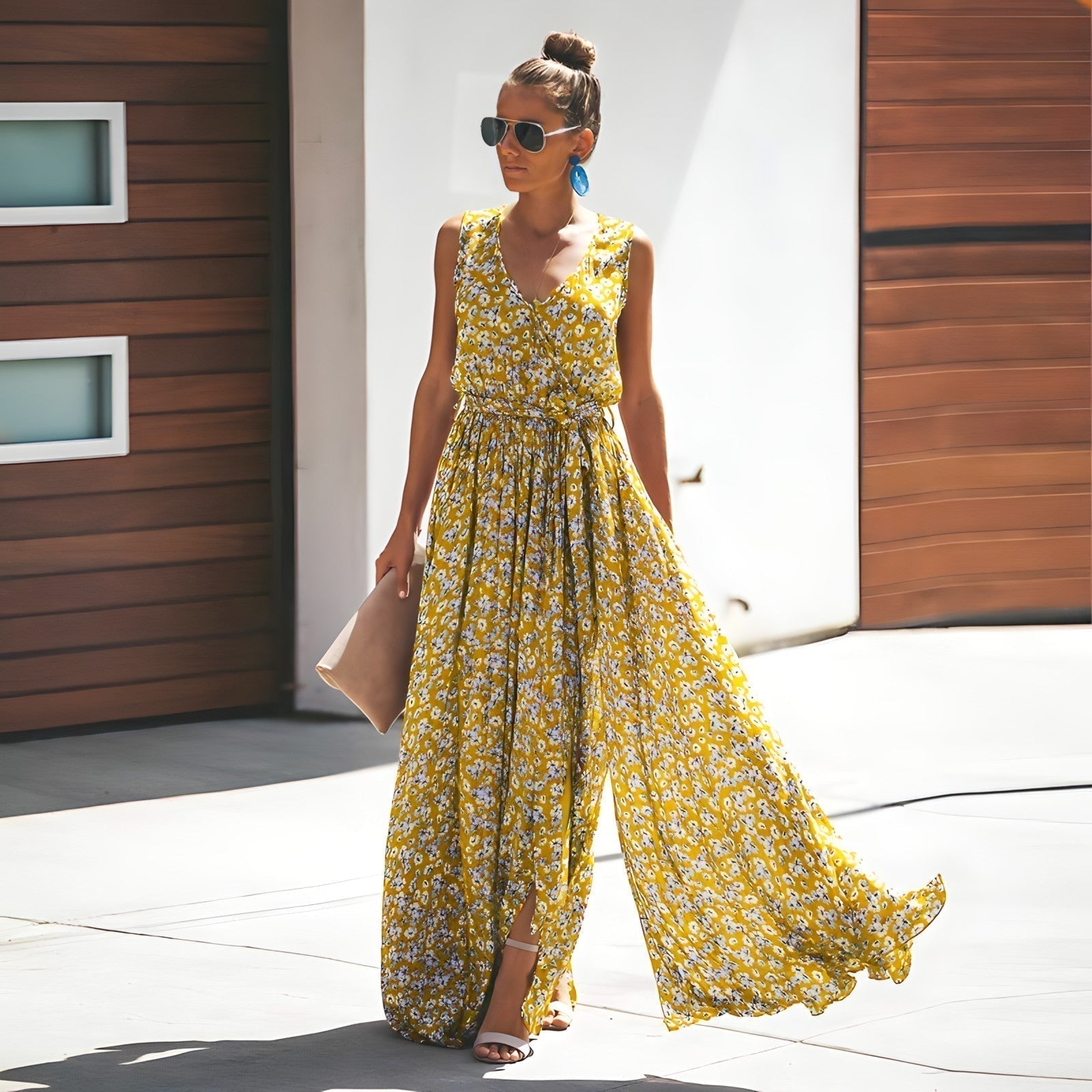 Kimberly Statement Bohemian Chic Lange Dress Boutique Collection