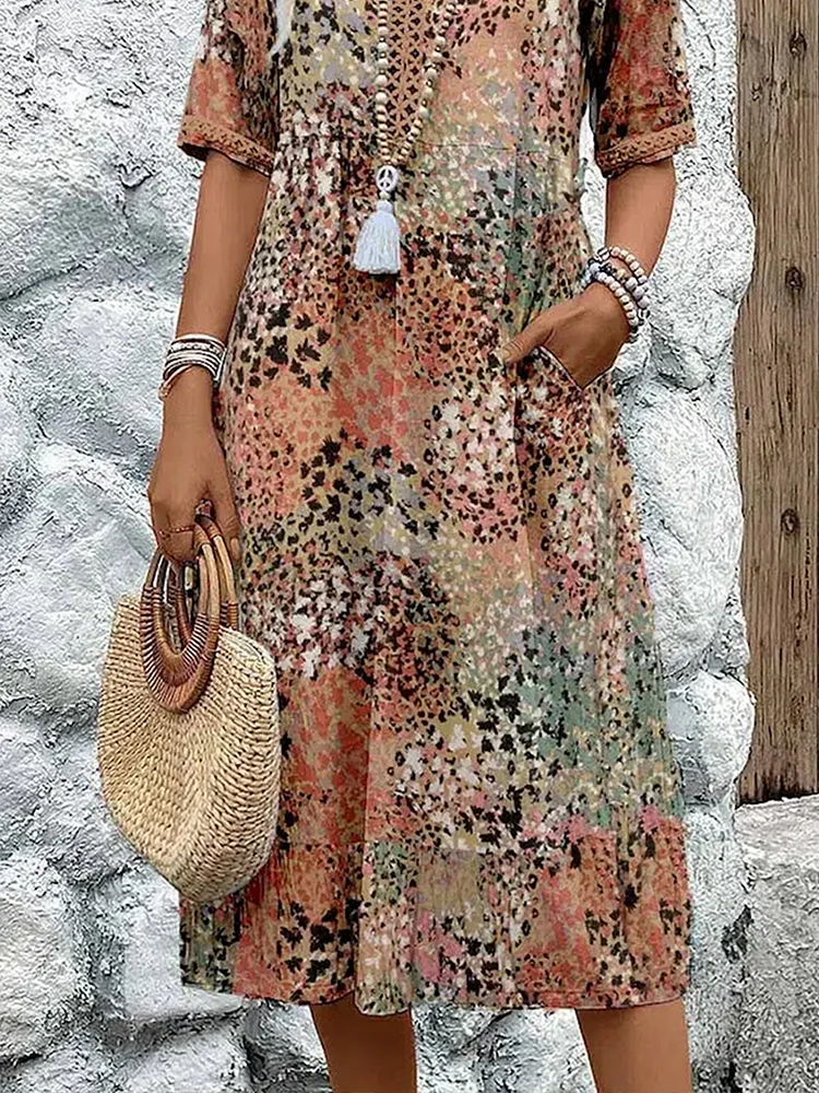 Felicia Elegant Womens Maxi Dress with Relaxed Fit and Streetwear Style